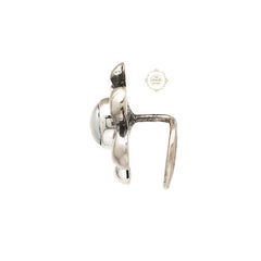 Sterling Silver Stone Nosepin (Wired)