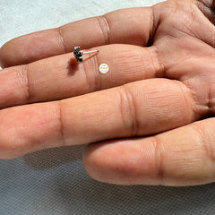 925 Sterling Silver Tara Sitara Nose Pin (Wired)