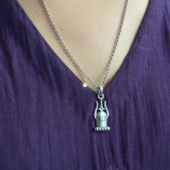 Sterling Silver Shiva Necklace (Unisex)