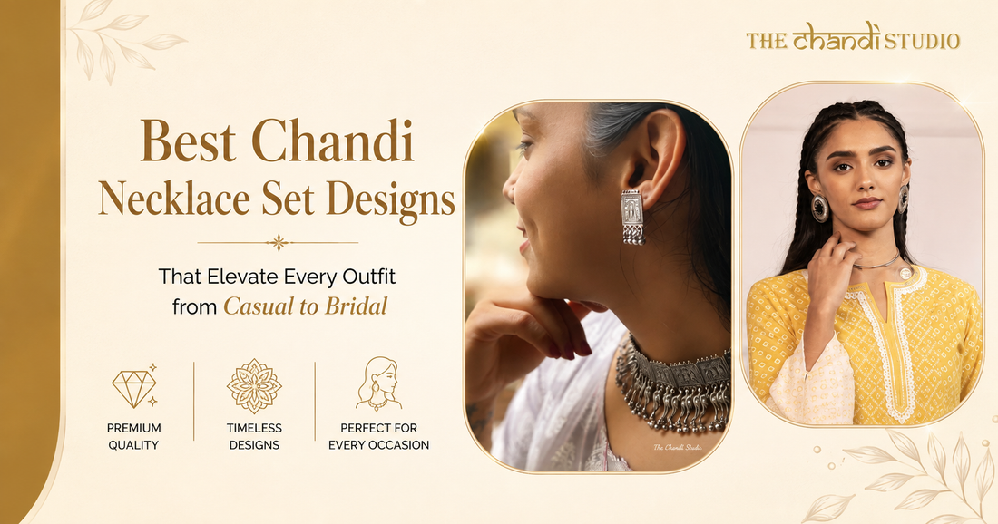 Best Chandi Necklace Set Designs That Elevate Every Outfit from Casual to Bridal