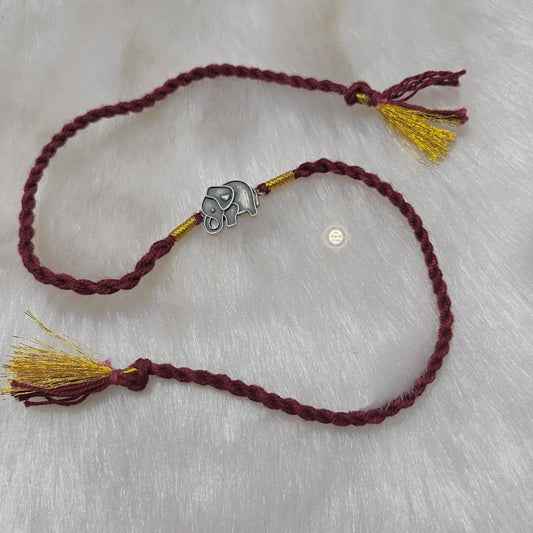 Sterling Silver Comfy Elephant Rakhi (Kids)