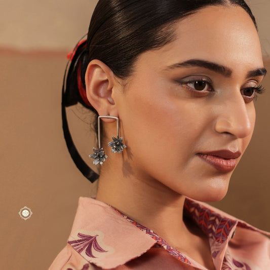 Dilkash Twin Flower Earring