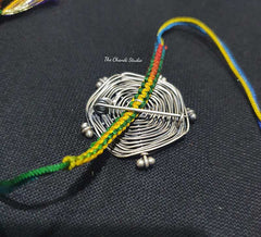 Sterling Silver Brooch Rakhi