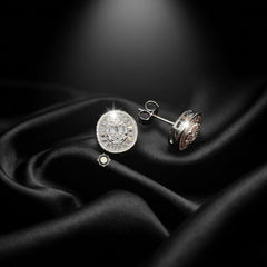 Sterling Silver Sparkling Classy Everyday Stud