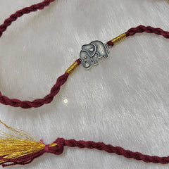 Sterling Silver Comfy Elephant Rakhi (Kids)
