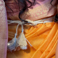 Muhurat Kundan Infused Pure Silver Belt