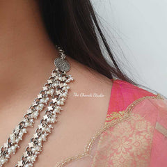 Ruhaniyat Double Layered Pearl Necklace