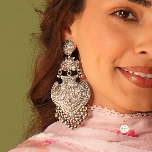 Sterling Silver Bold Layered Earring