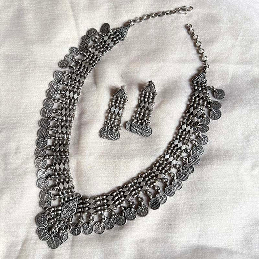925 Sterling Silver Tribal Necklace