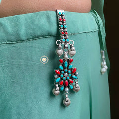 Summertime Multi Stone Waist Key Chain