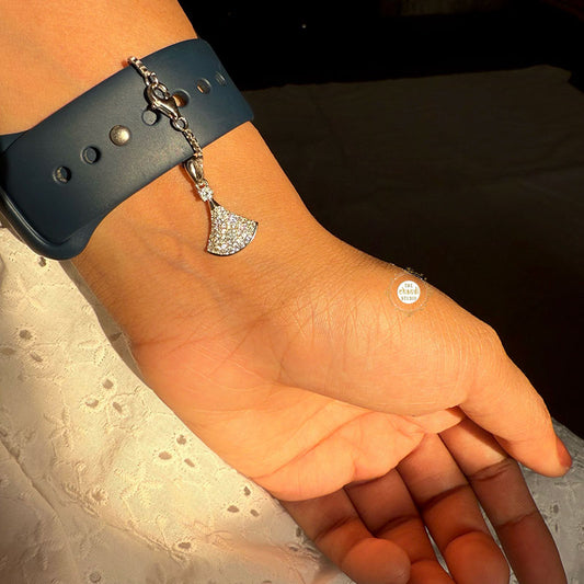 Sparkling Silver Shimmering Breeze Charm