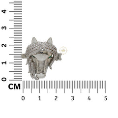 Sterling Silver Young Horse Button Clip