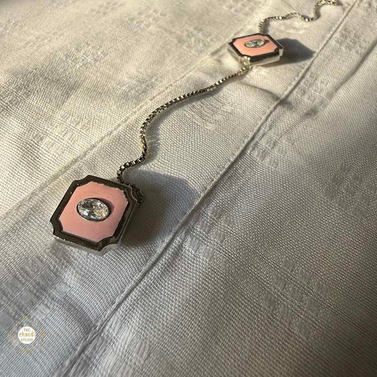 Sterling Silver Men's Kurta Button