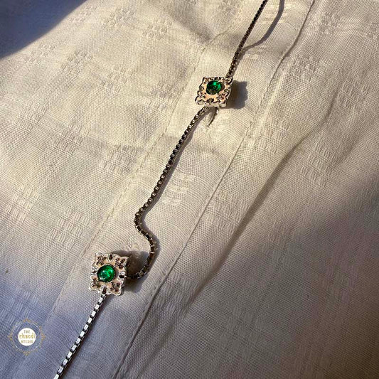 Sterling Silver Men's Kurta Button