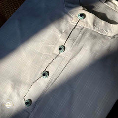 Sterling Silver Men's Kurta Button