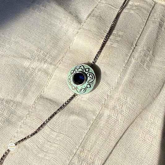 Sterling Silver Men's Kurta Button