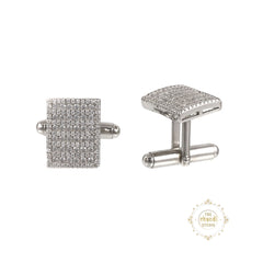 Sparkling Silver Celestial Gleam Cufflinks