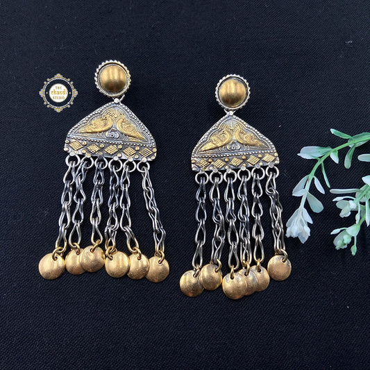 Noor Tribal Earring Dual Tone