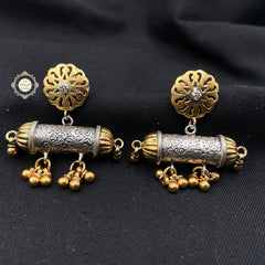 Tribal Taweez Earring Dual Tone