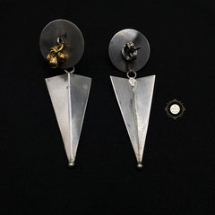 Geometric Earring Dual Tone