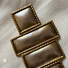 Sterling Silver Luxe Step Earring