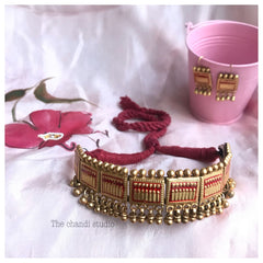 Meenakari Choker With Earrings