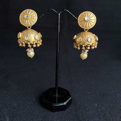 Sterling Silver Gold Plated Jhumka