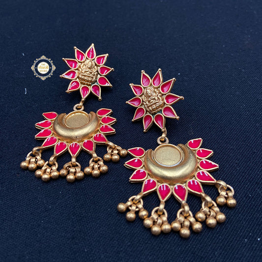 Utsav Lakshmi Chaand Meenakari Earring