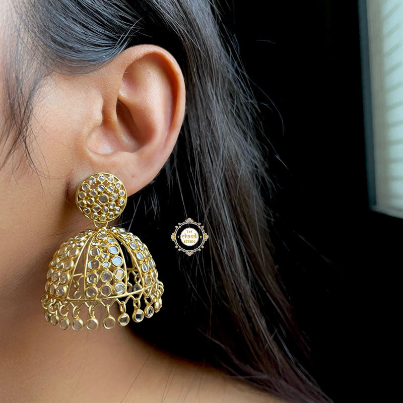 Bold and Bling Statement Jhumka