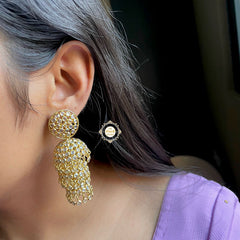 Bold and Bling Maharani Jhumka