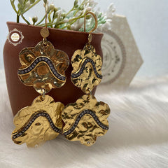 Bold & Bling Floral Layered Earring