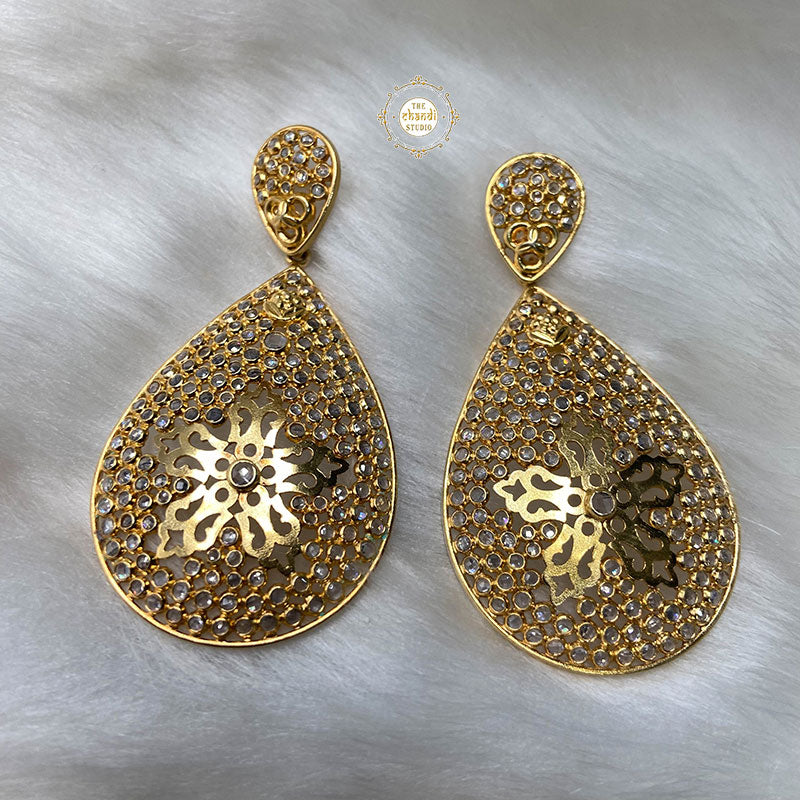 Bold and Bling Statement Earring