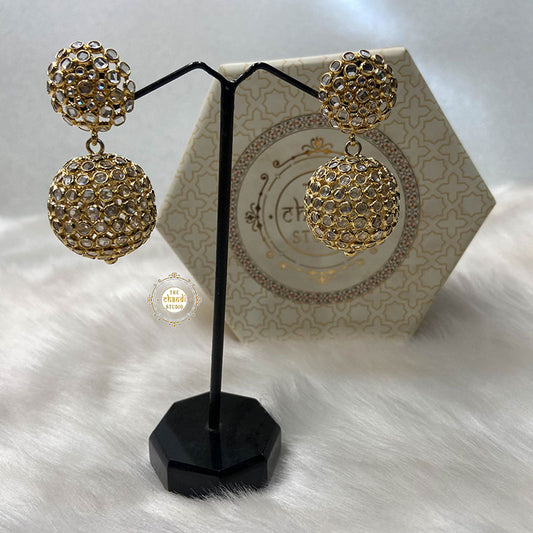 Bold and Bling Ball Jhumki