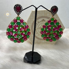 Bold and Bling Stone Earring