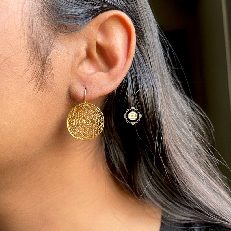 Concentric Filigree Hoop Earring