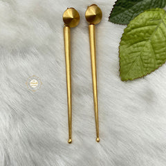 Full Gold Long Stick Earring