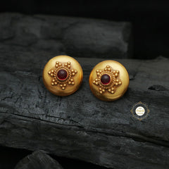 Full Gold You Are My Star Rawa Ruby Earring