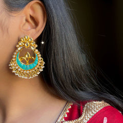 Chaandbali Full Gold Earring