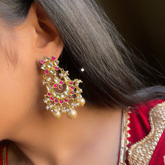 Chaandbali Full Gold Earring