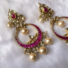 Chaandbali Full Gold Earring