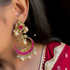 Chaandbali Full Gold Earring