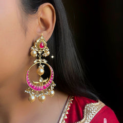 Chaandbali Full Gold Earring