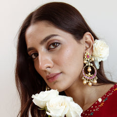 Chaandbali Full Gold Earring