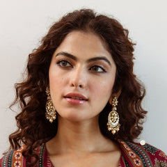 Chaandbali Full Gold Earring