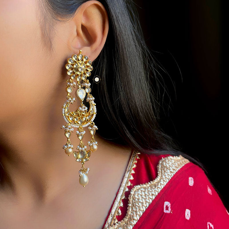 Chaandbali Full Gold Earring