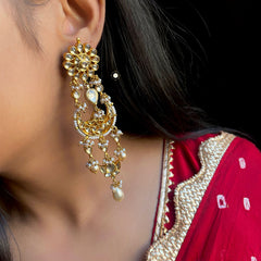 Chaandbali Full Gold Earring