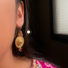 Full Gold Daana Earring