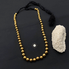 Full Gold Sadabhar Ball Thread Necklace