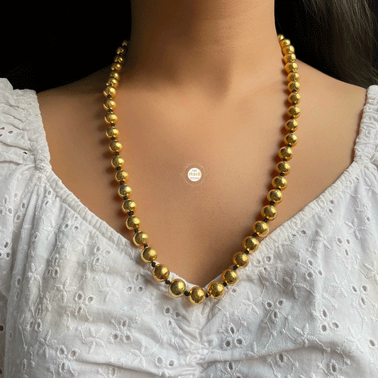 Full Gold Sadabhar Ball Thread Necklace