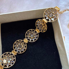 Sterling Silver Floral Glow Neckalce